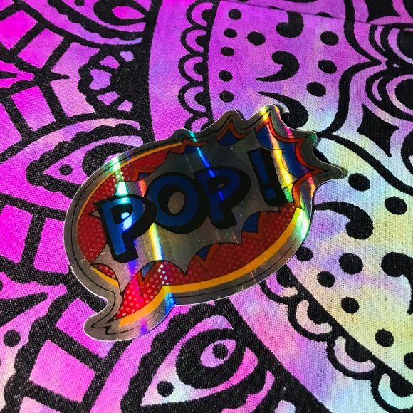 POP Metallic Prismatic Reflective Single Decor Sticker - Picture 2 of 8